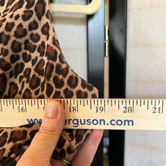 Vintage Clues Collections Mobwife Leopard Sleeveless Shift Jumper 10 - Picture 9 of 11